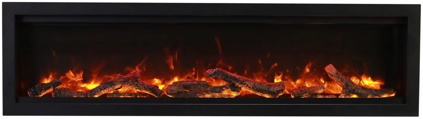 Amantii Symmetry Bespoke 74" Indoor Outdoor Built-In Smart Electric Fireplace | SYM-74-BESPOKE