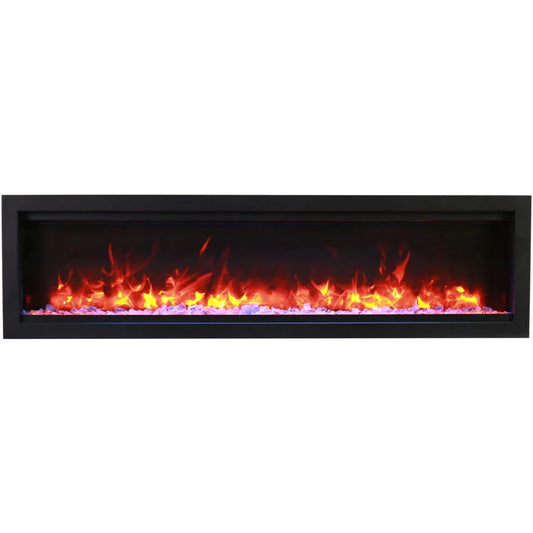 Amantii Symmetry Lumina 88" Indoor Outdoor Built-In Smart Electric Fireplace | SYM-88-LUMINA
