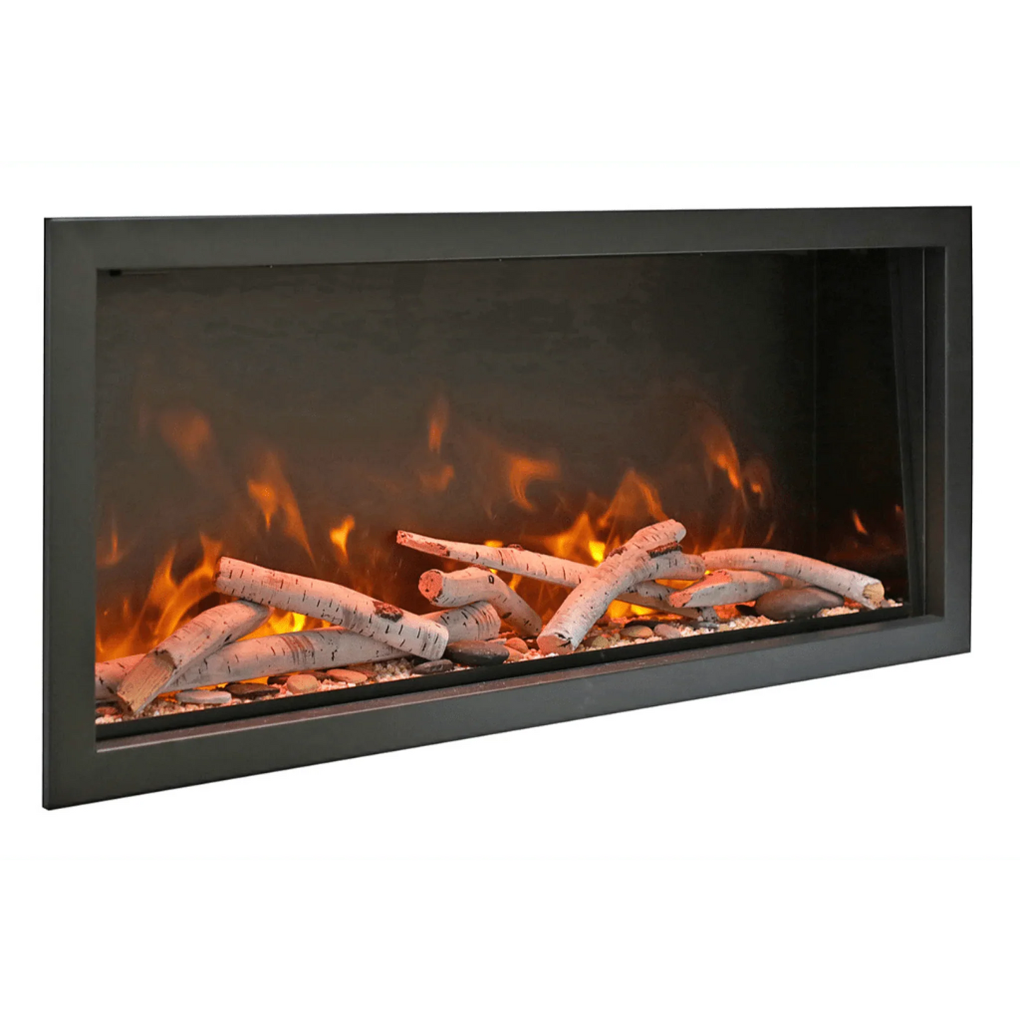 Amantii Symmetry Xtra Tall 34" Indoor Outdoor Built-In Smart Electric Fireplace | SYM-34-XT