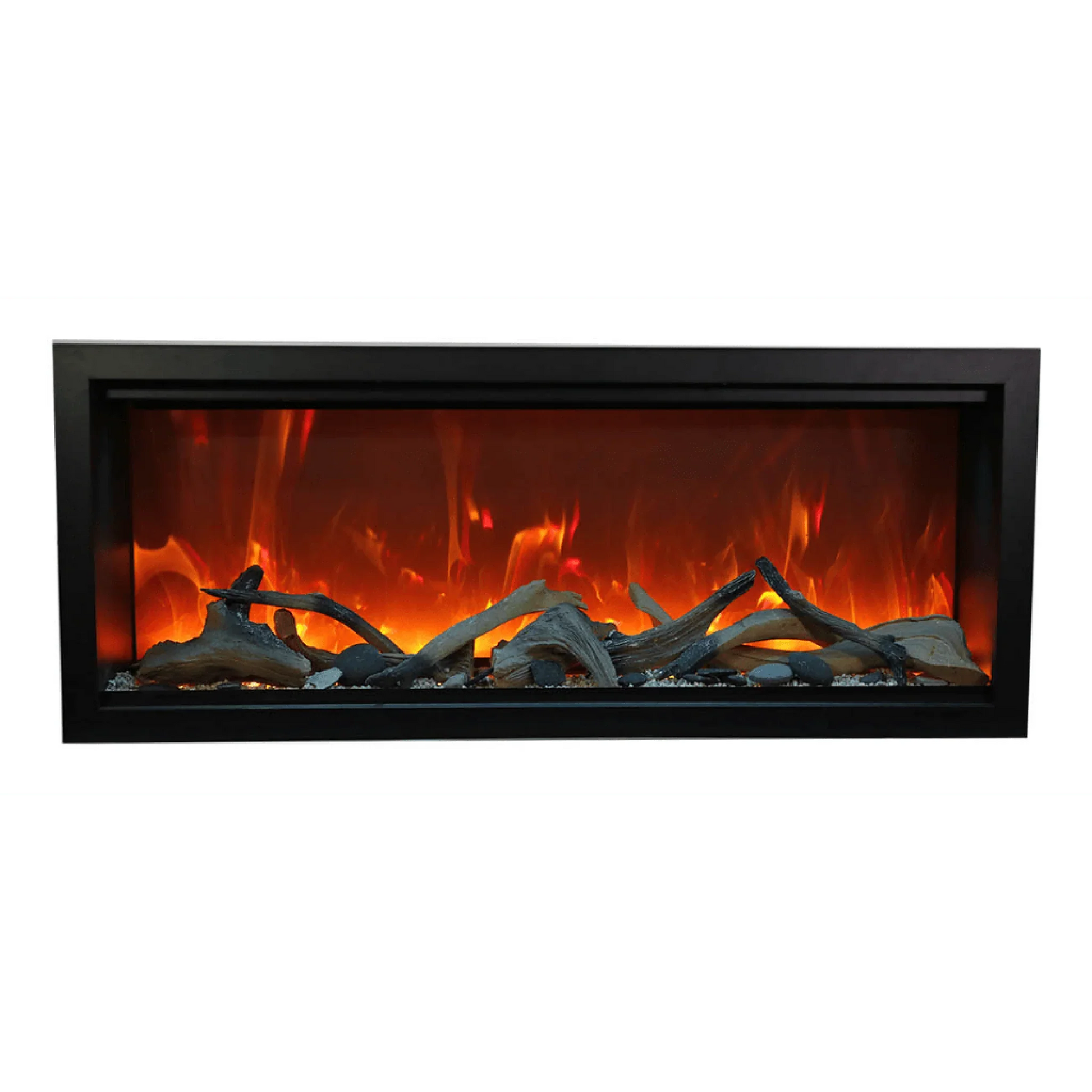 Symmetry Xtra Tall 74" Indoor Outdoor Built-In Smart Electric Fireplace