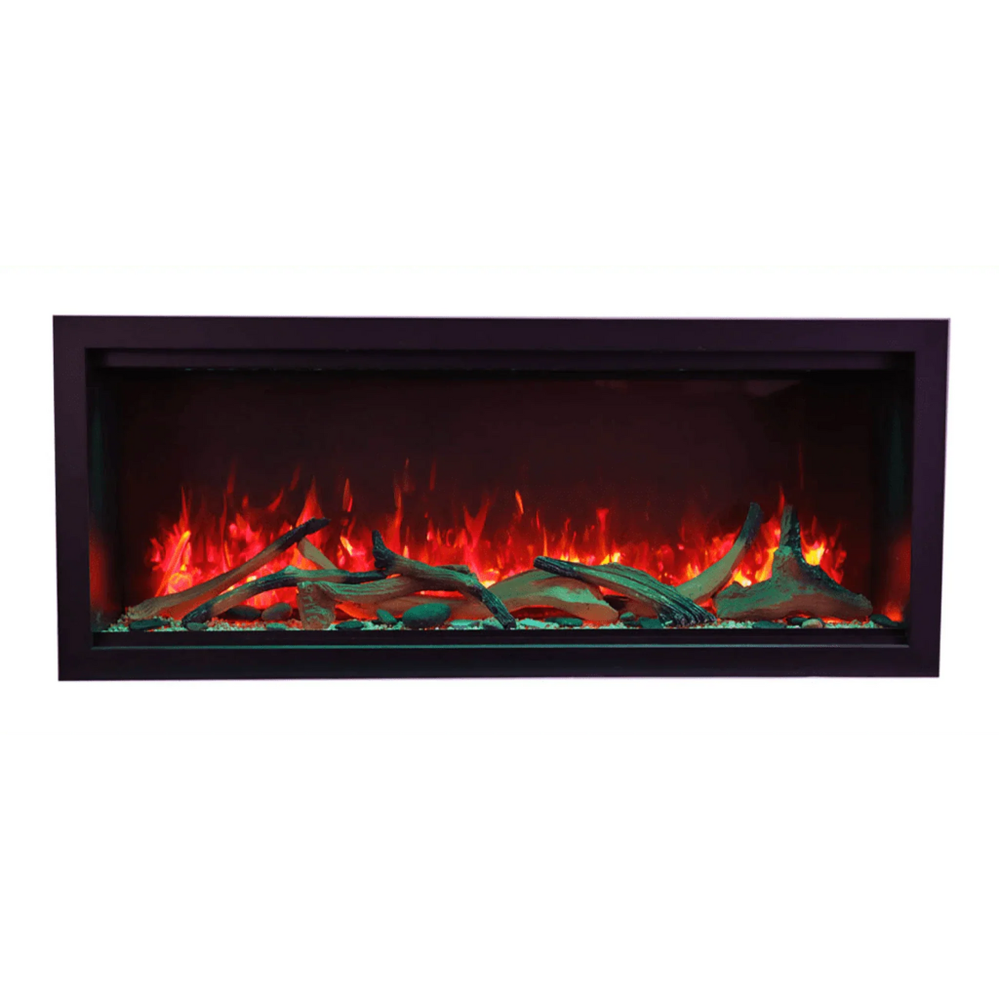 Amantii Symmetry Xtra Tall 50" Indoor Outdoor Built-In Smart Electric Fireplace | SYM-50-XT