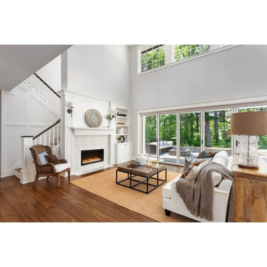 Symmetry Xtra Tall 60" Indoor Outdoor Built-In Smart Electric Fireplace