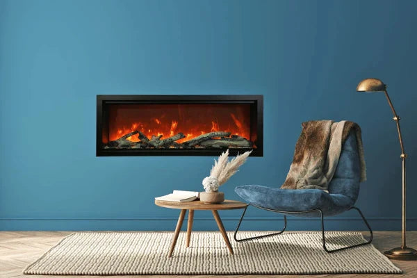 Symmetry Extra Tall Bespoke 50" Indoor Outdoor Built-In Smart Electric Fireplace