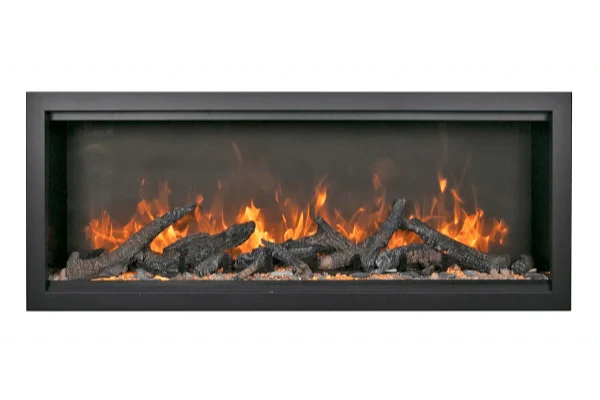 Symmetry Extra Tall Bespoke 50" Indoor Outdoor Built-In Smart Electric Fireplace