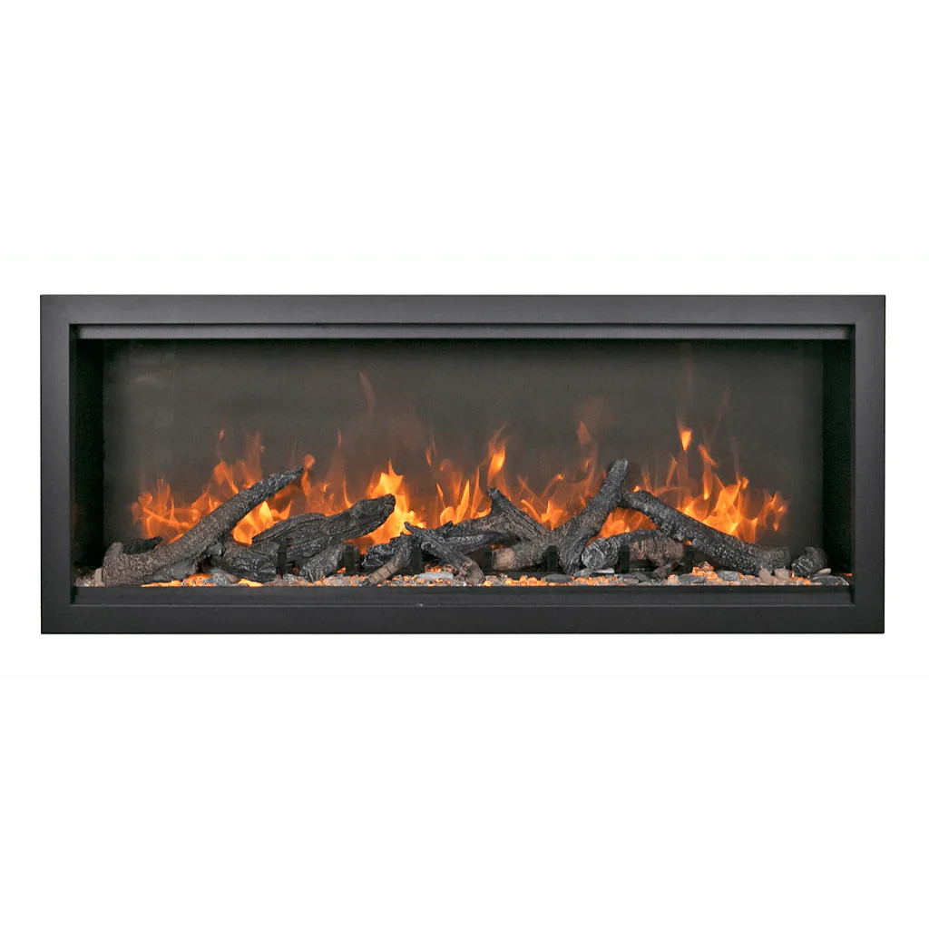 Symmetry Extra Tall Bespoke 74" Indoor Outdoor Built-In Smart Electric Fireplace
