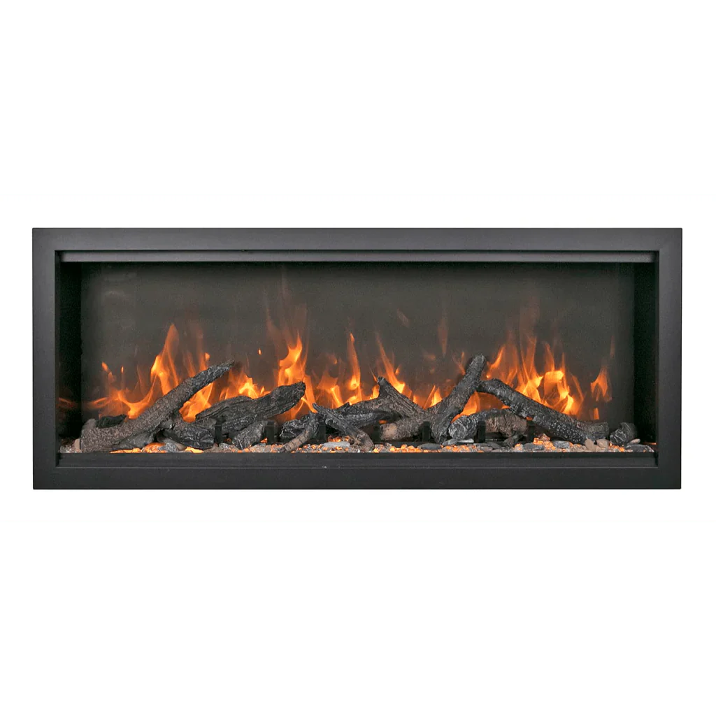 Symmetry Extra Tall Bespoke 74" Indoor Outdoor Built-In Smart Electric Fireplace