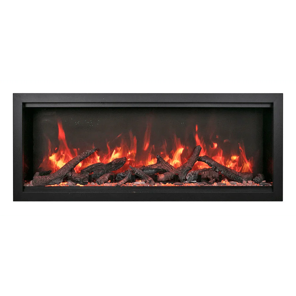 Symmetry Extra Tall Bespoke 74" Indoor Outdoor Built-In Smart Electric Fireplace
