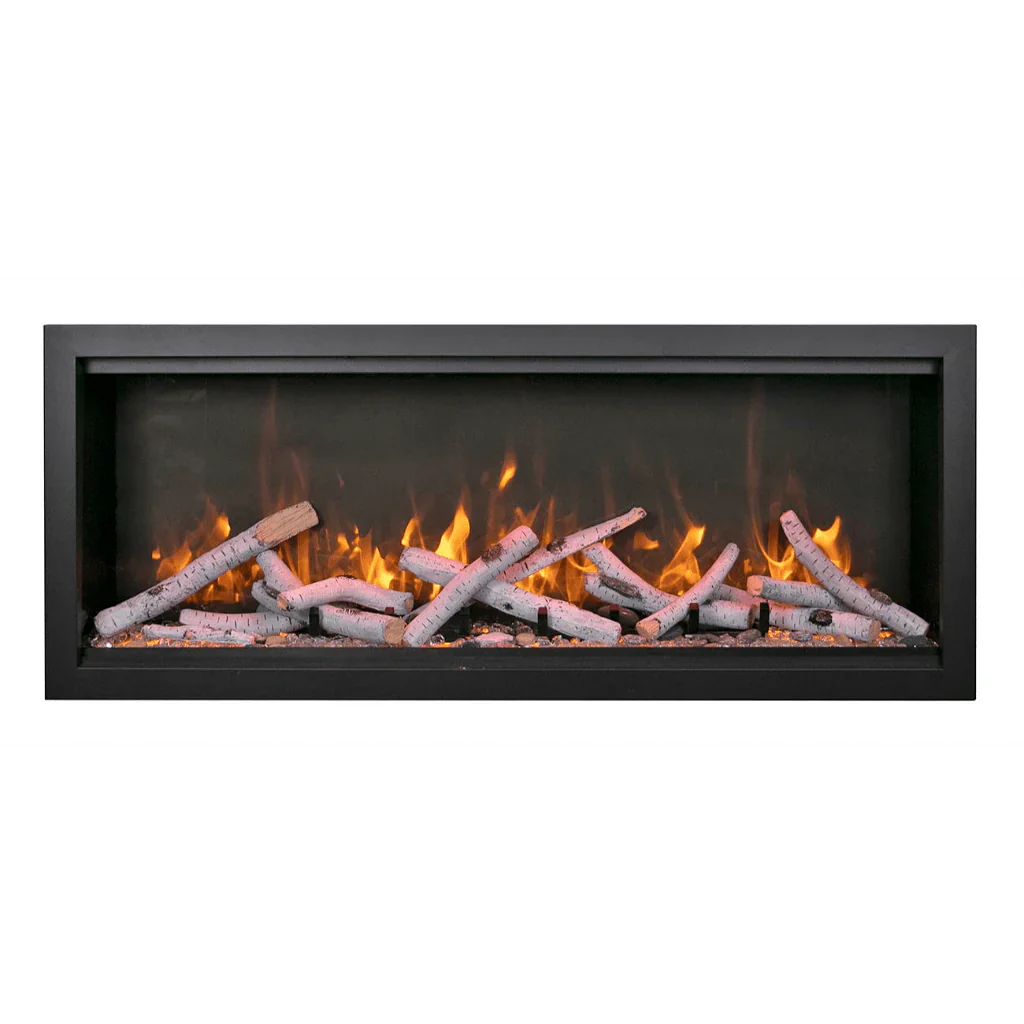 Symmetry Extra Tall Bespoke 50" Indoor Outdoor Built-In Smart Electric Fireplace