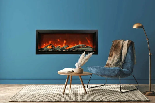 Symmetry Extra Tall Bespoke 60" Indoor Outdoor Built-In Smart Electric Fireplace