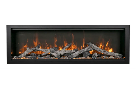 Symmetry Extra Tall Bespoke 50" Indoor Outdoor Built-In Smart Electric Fireplace