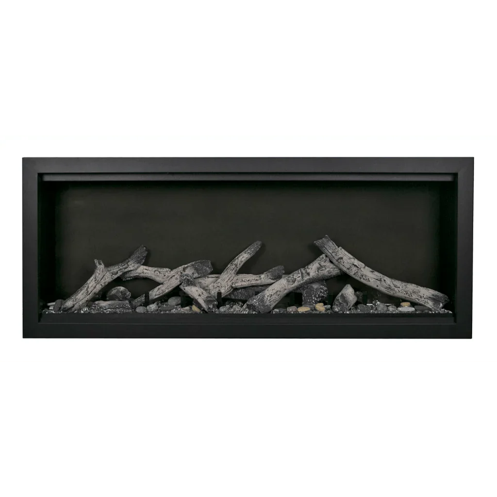 Symmetry Extra Tall Bespoke 74" Indoor Outdoor Built-In Smart Electric Fireplace