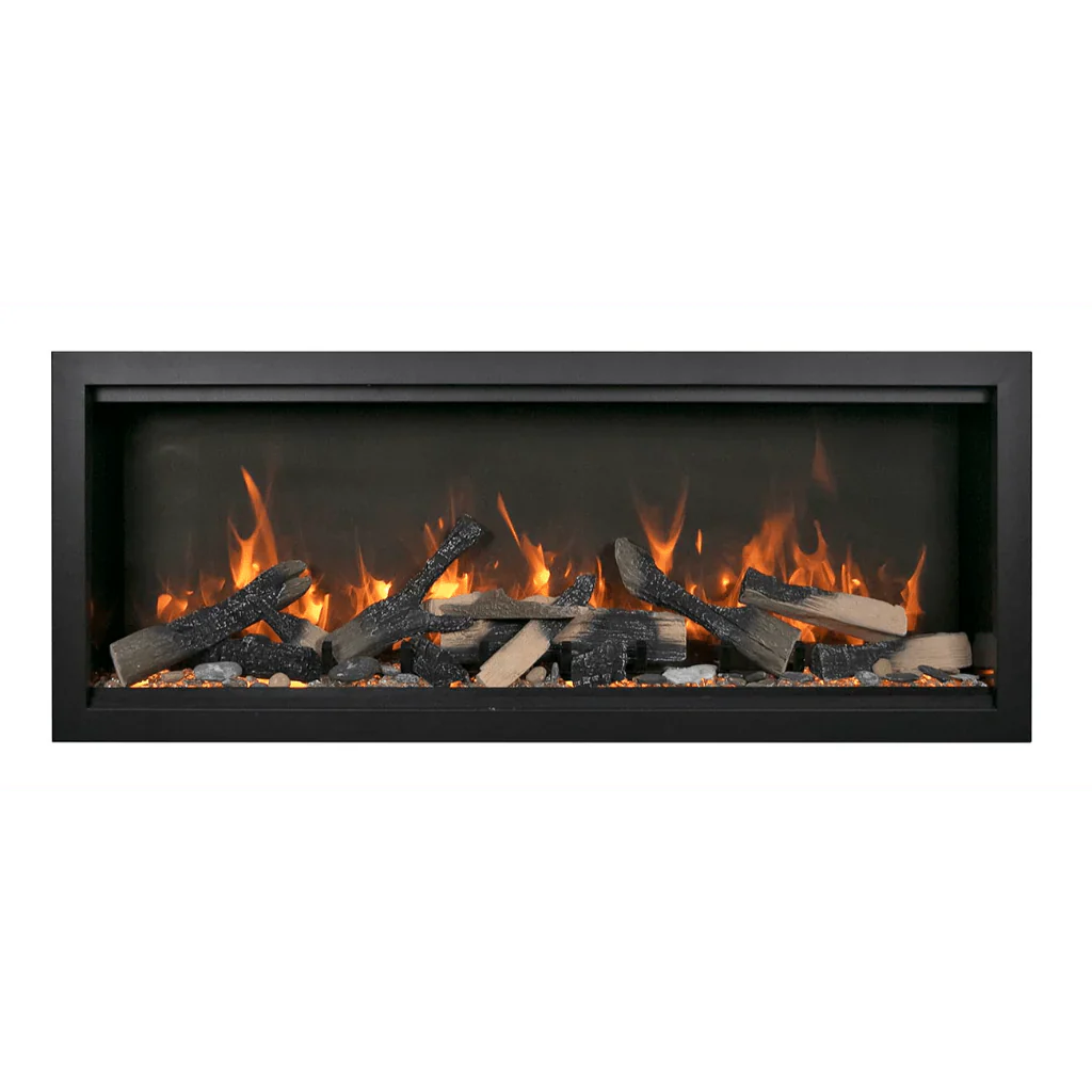 Symmetry Extra Tall Bespoke 60" Indoor Outdoor Built-In Smart Electric Fireplace