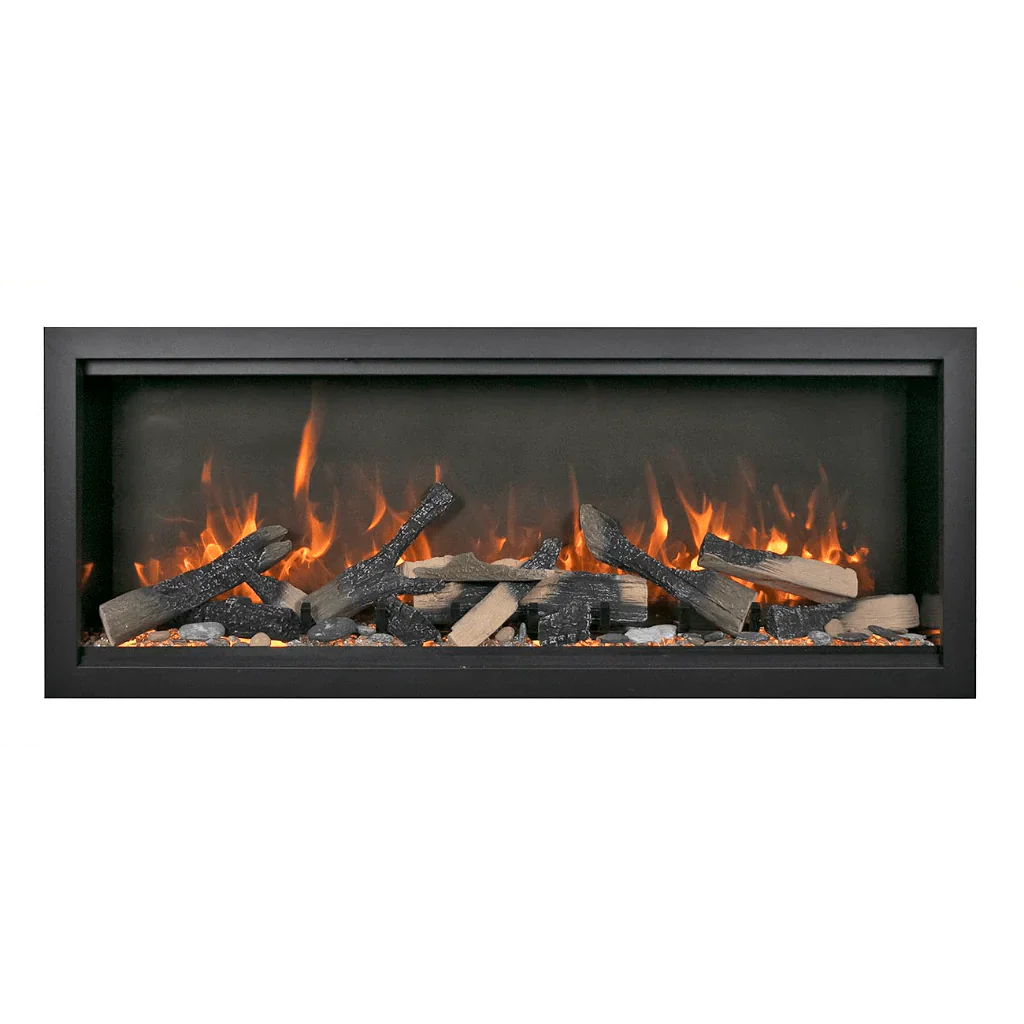 Symmetry Extra Tall Bespoke 60" Indoor Outdoor Built-In Smart Electric Fireplace