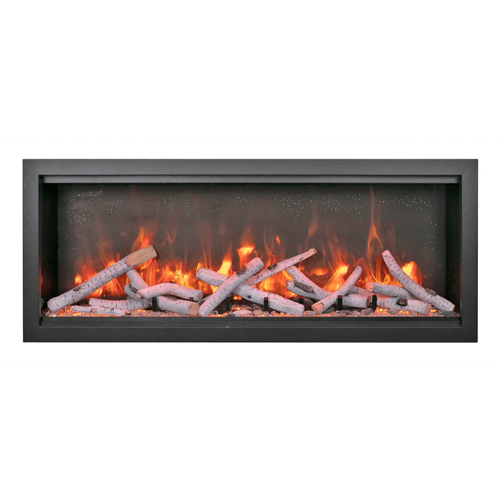Symmetry Extra Tall Bespoke 74" Indoor Outdoor Built-In Smart Electric Fireplace