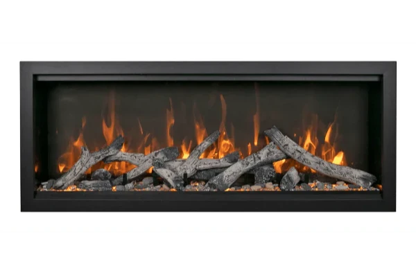 Symmetry Extra Tall Bespoke 60" Indoor Outdoor Built-In Smart Electric Fireplace