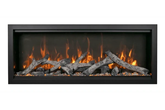 Symmetry Extra Tall Bespoke 60" Indoor Outdoor Built-In Smart Electric Fireplace
