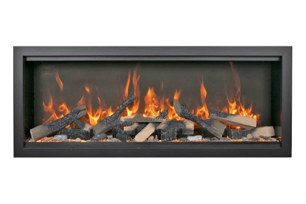 Symmetry Extra Tall Bespoke 50" Indoor Outdoor Built-In Smart Electric Fireplace