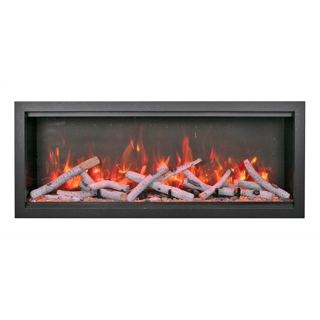Symmetry Extra Tall Bespoke 74" Indoor Outdoor Built-In Smart Electric Fireplace