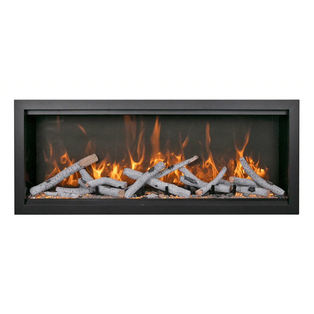 Symmetry Extra Tall Bespoke 60" Indoor Outdoor Built-In Smart Electric Fireplace