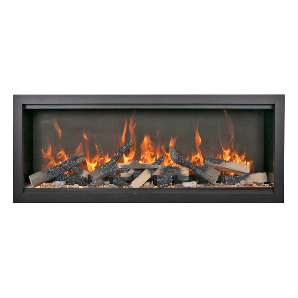 Symmetry Extra Tall Bespoke 60" Indoor Outdoor Built-In Smart Electric Fireplace