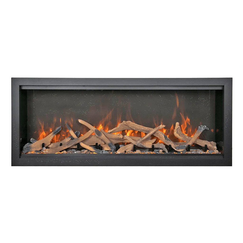 Symmetry Extra Tall Bespoke 60" Indoor Outdoor Built-In Smart Electric Fireplace