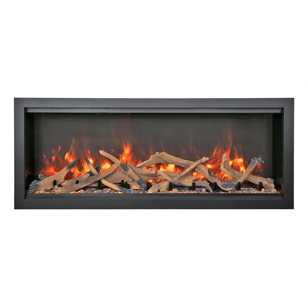 Symmetry Extra Tall Bespoke 50" Indoor Outdoor Built-In Smart Electric Fireplace