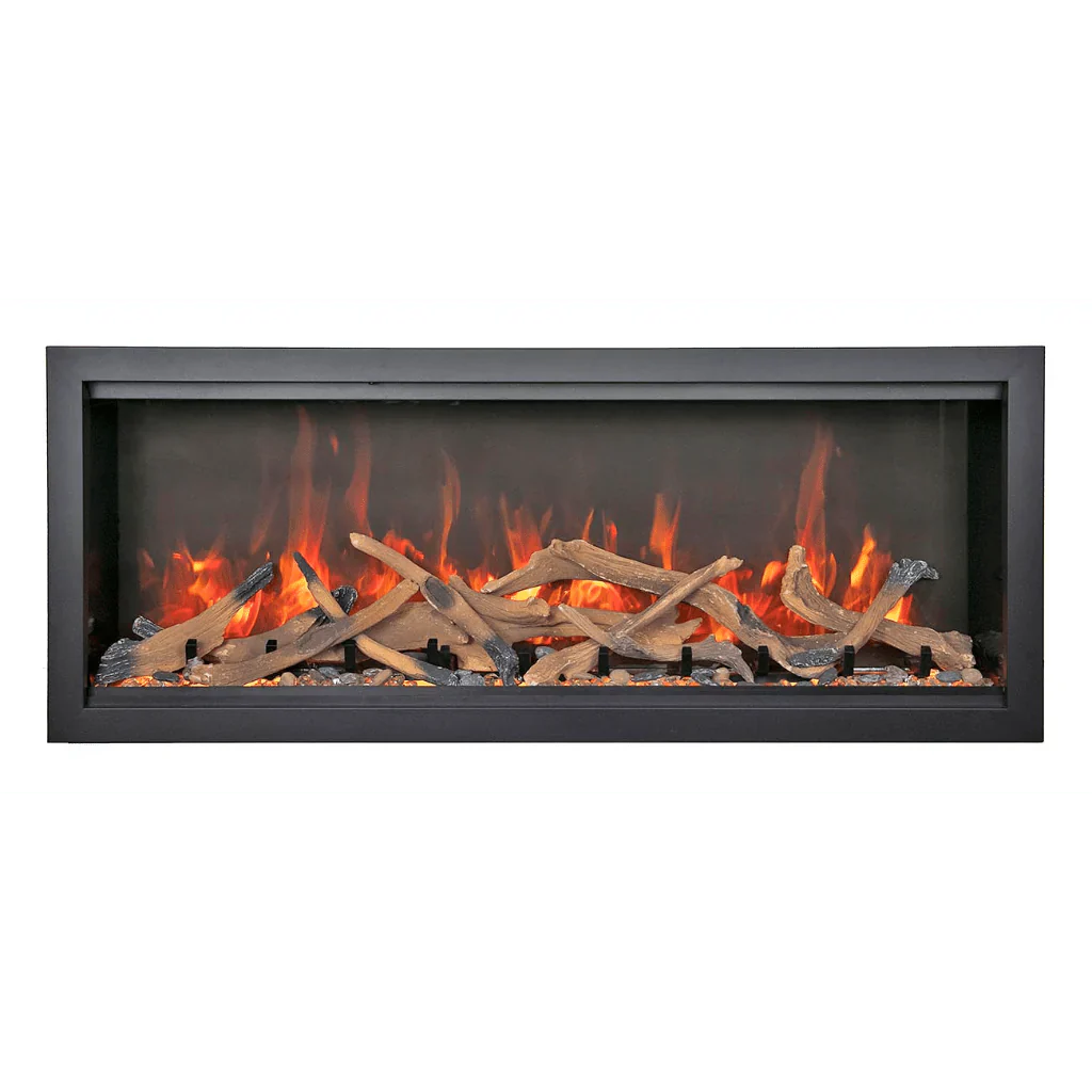 Symmetry Extra Tall Bespoke 50" Indoor Outdoor Built-In Smart Electric Fireplace