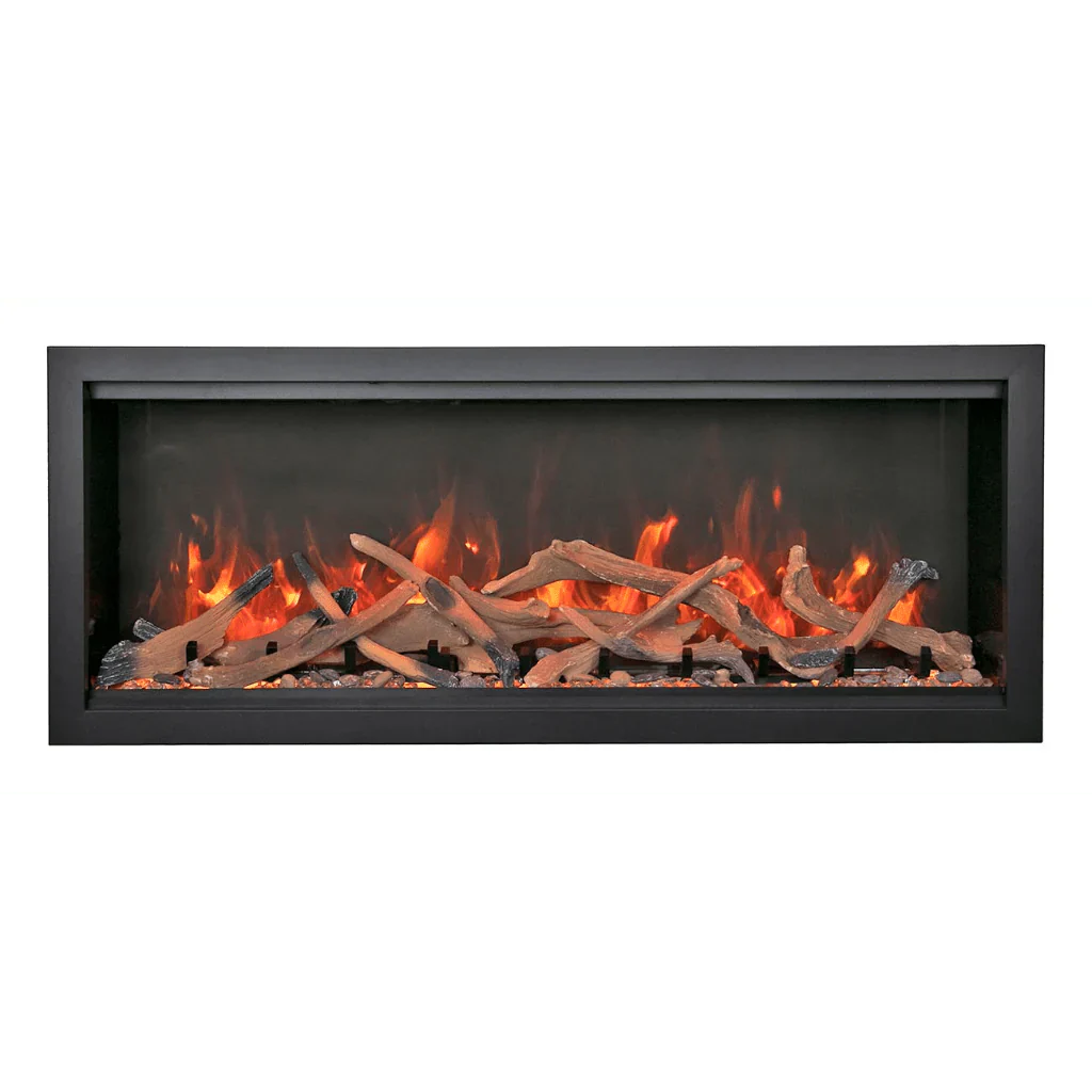 Symmetry Extra Tall Bespoke 50" Indoor Outdoor Built-In Smart Electric Fireplace