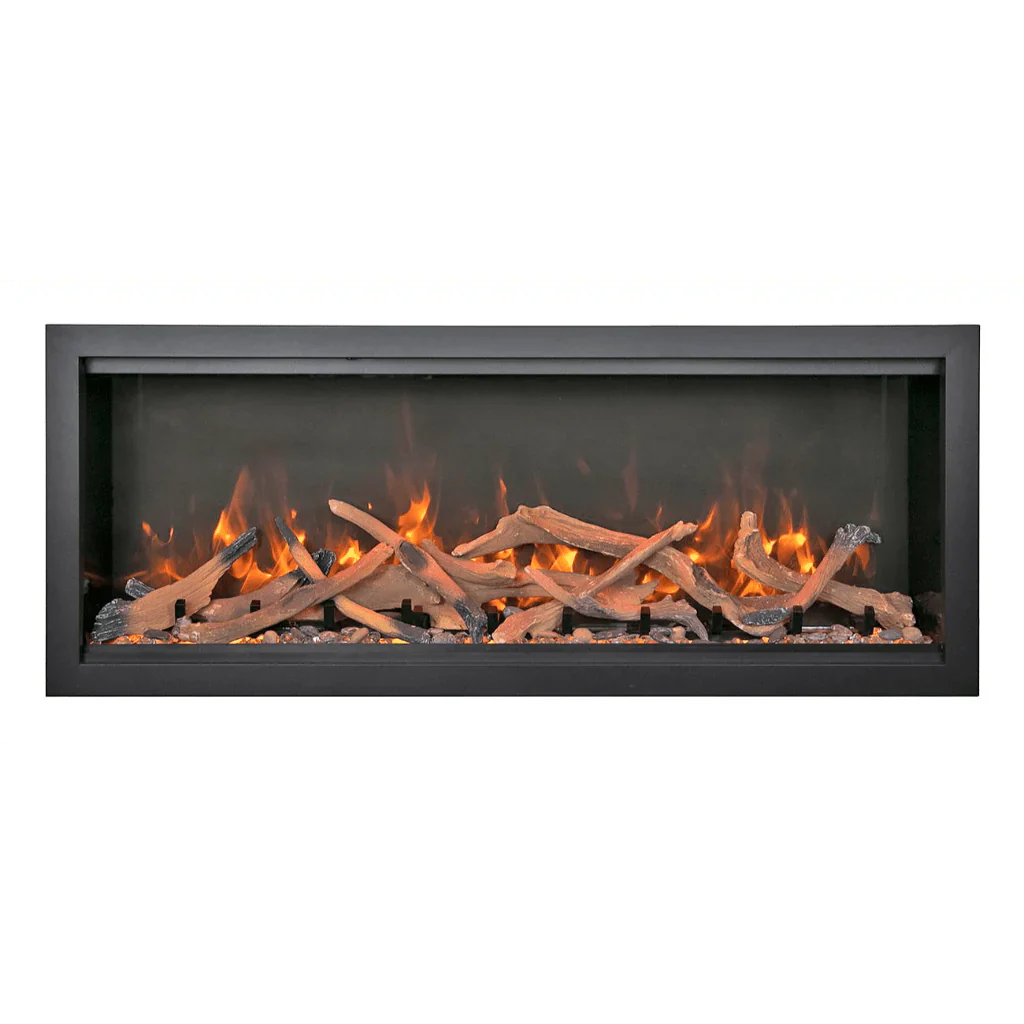 Symmetry Extra Tall Bespoke 60" Indoor Outdoor Built-In Smart Electric Fireplace