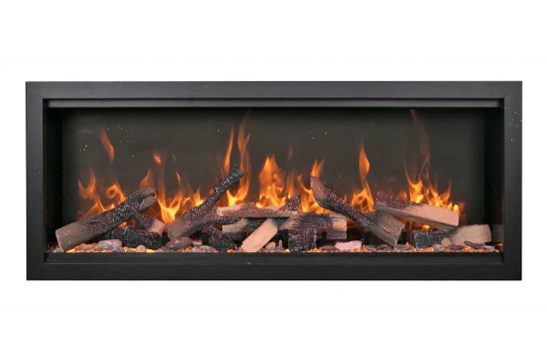 Symmetry Extra Tall Bespoke 50" Indoor Outdoor Built-In Smart Electric Fireplace
