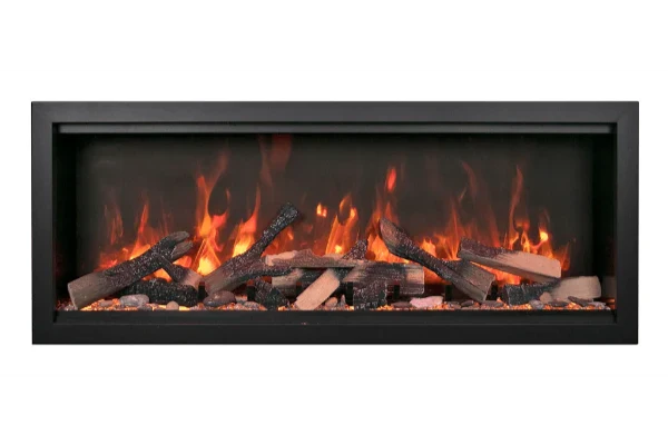 Symmetry Extra Tall Bespoke 50" Indoor Outdoor Built-In Smart Electric Fireplace