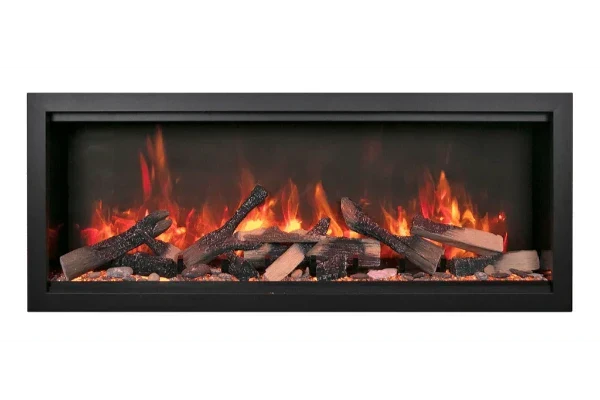 Symmetry Extra Tall Bespoke 50" Indoor Outdoor Built-In Smart Electric Fireplace