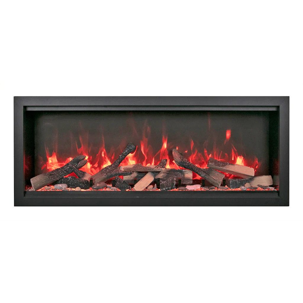 Symmetry Extra Tall Bespoke 74" Indoor Outdoor Built-In Smart Electric Fireplace