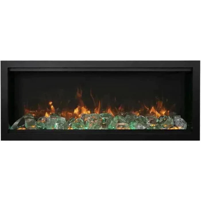 Symmetry Xtra Tall Bespoke 88" Indoor Outdoor Built-In Smart Electric Fireplace