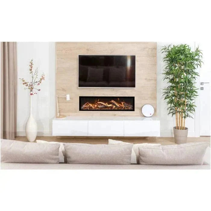 Symmetry Xtra Tall Bespoke 88" Indoor Outdoor Built-In Smart Electric Fireplace