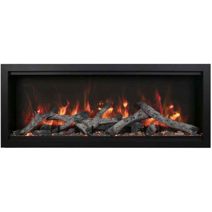 Symmetry Xtra Tall Bespoke 88" Indoor Outdoor Built-In Smart Electric Fireplace