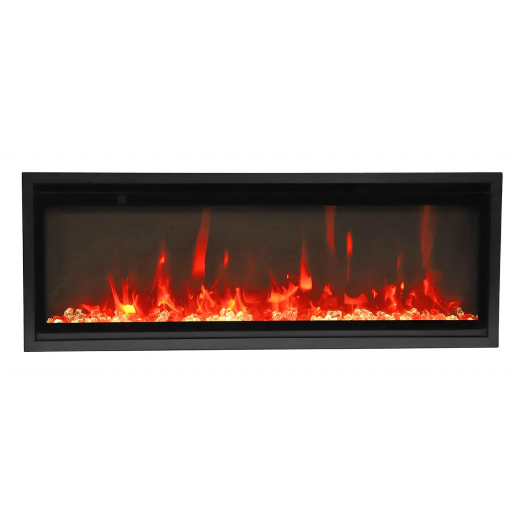 Amantii Symmetry Xtra Slim 42" Indoor Outdoor Built-In Smart Electric Fireplace | SYM-SLIM-42