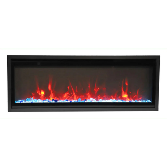 Symmetry Xtra Slim 50" Indoor Outdoor Built-In Smart Electric Fireplace