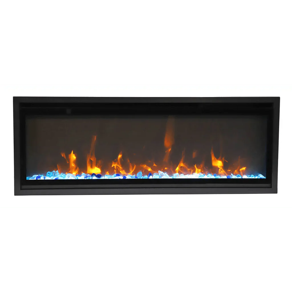 Symmetry Xtra Slim 42" Indoor Outdoor Built-In Smart Electric Fireplace