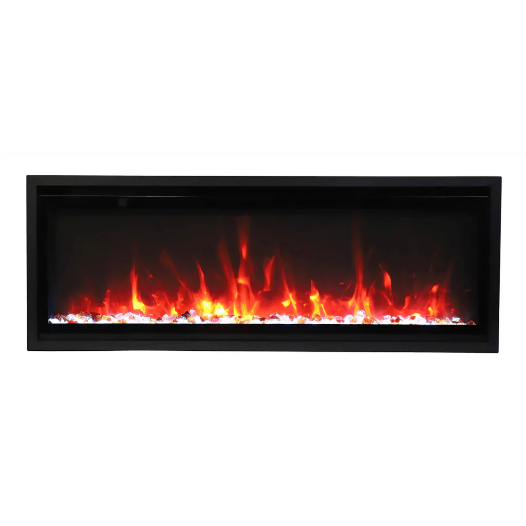 Symmetry Xtra Slim 60" Indoor Outdoor Built-In Smart Electric Fireplace