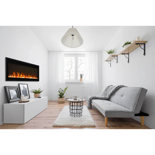 Symmetry Xtra Slim 60" Indoor Outdoor Built-In Smart Electric Fireplace