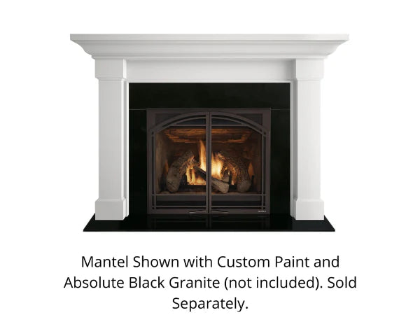 Majestic Kenwood C Flush Wood Mantel Maple Unfinished