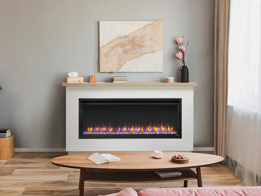 SimpliFire Boyd Ready-to-Finish Style Build-Out Kit for 50" Allusion Platinum