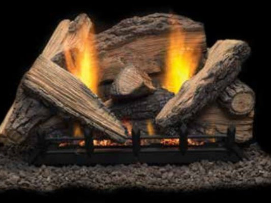 24" 11 pc Stony Creek Refractory Log Set for Natural Blaze Series