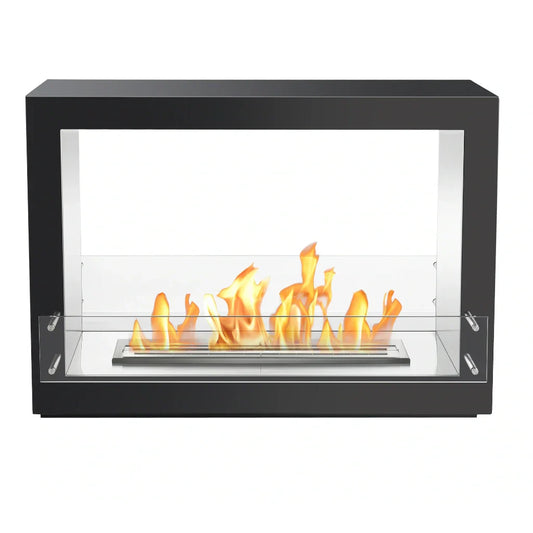 Rogue 2.0 Double Sided 36" White Ethanol Fireplace