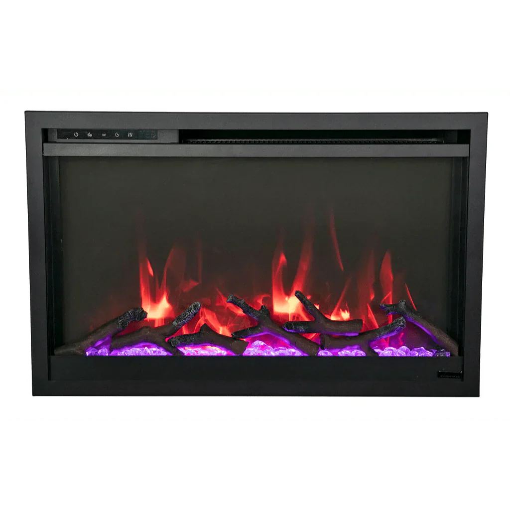Amantii Traditional Xtraslim 33" Smart Electric Fireplace | TRD-33-XS