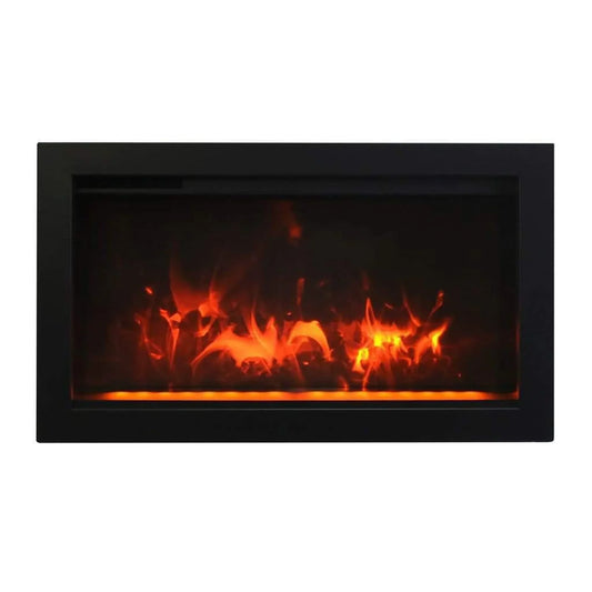 Traditional 26" Indoor Outdoor Built-In Smart Electric fireplaceInsert