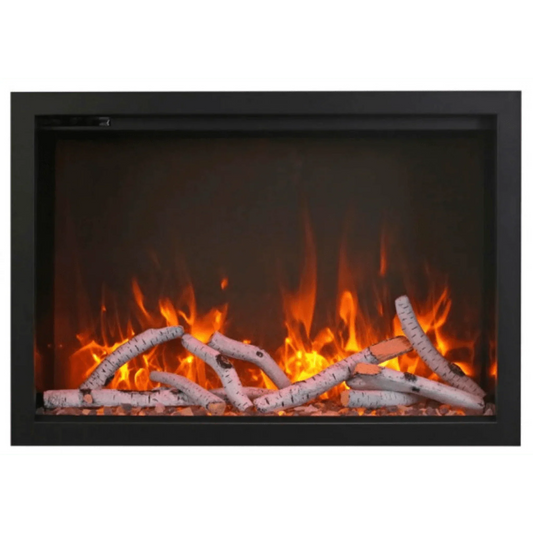 Traditional 38" Indoor Outdoor Built-In Smart Electric fireplaceInsert