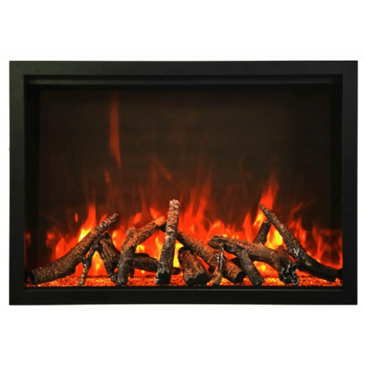 Traditional 44" Indoor Outdoor Built-In Smart Electric fireplaceInsert