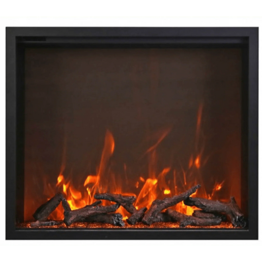 Traditional 48" Indoor Outdoor Built-In Smart Electric fireplaceInsert